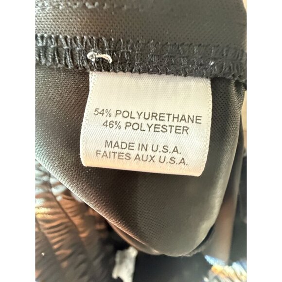 NWT Misa Los Angeles Black Smocked Crop Top & Vegan Leather Joggers Set Size S‎ - Picture 9 of 14